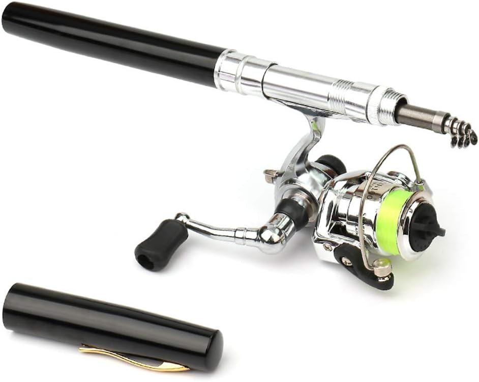 Lixada Pen Fishing Rod Reel Combo Set