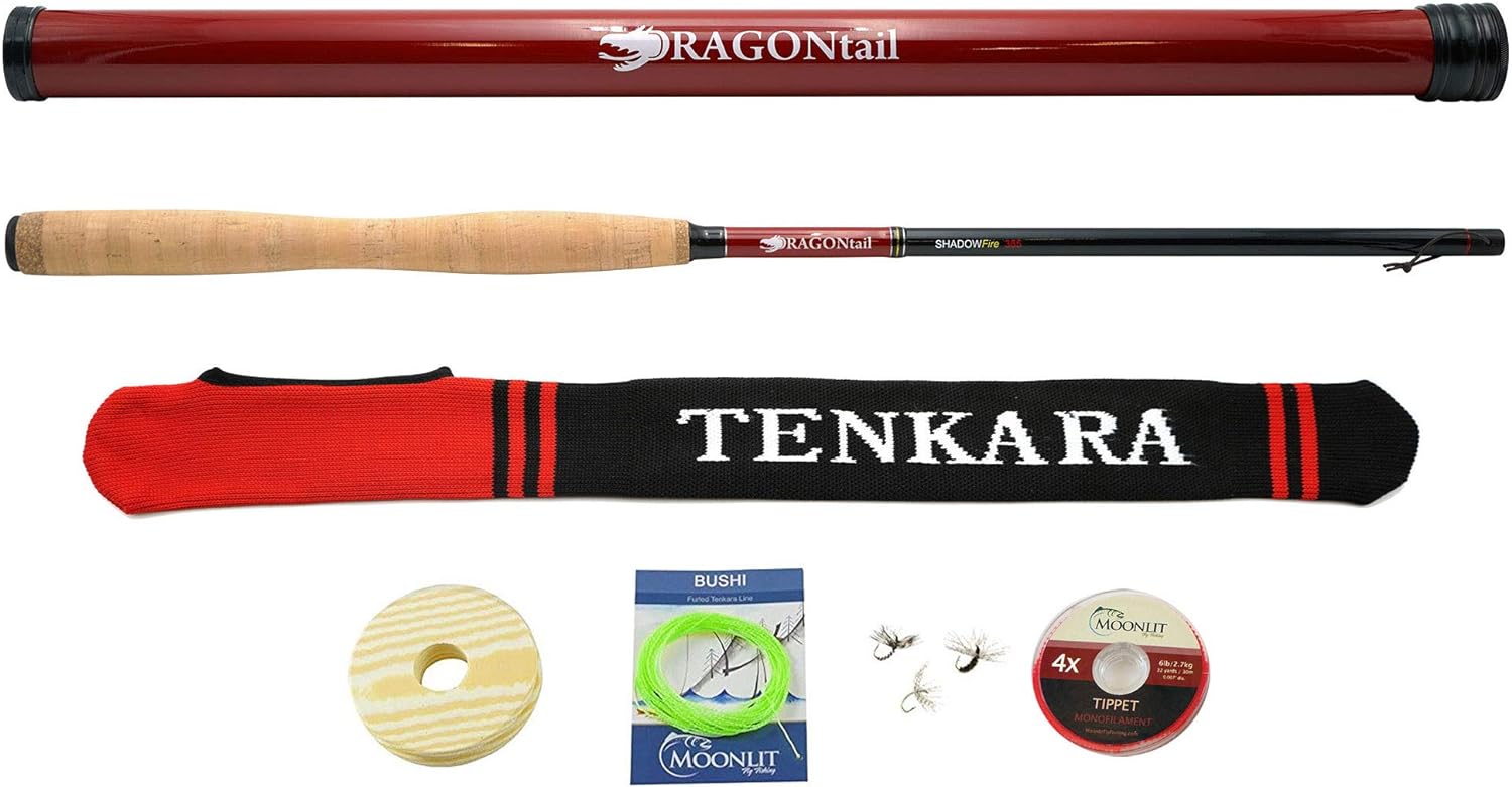 Tenkara Fly Fishing Rod DRAGONtail Shadowfire 