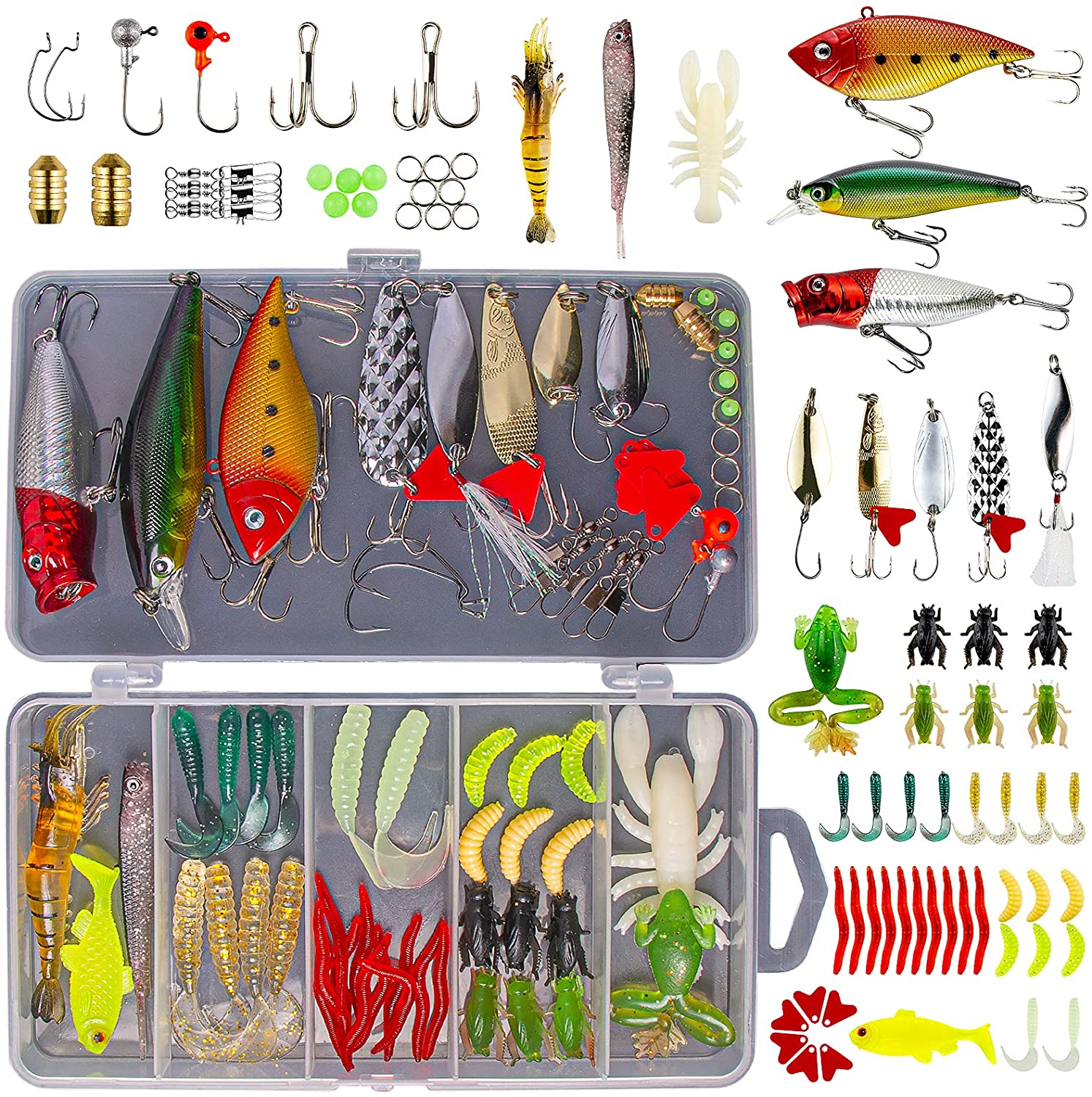 fishing lure tackle kit gift idea