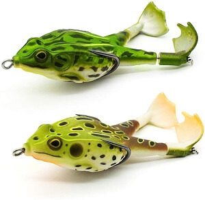 Double Propellers Frogs Soft Bait