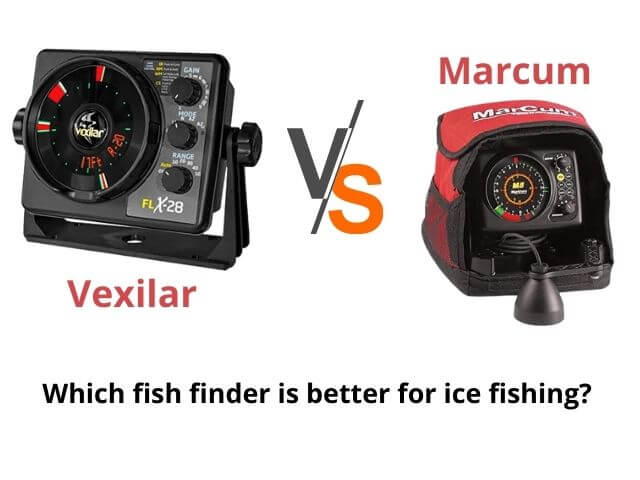 Vexilar vs Marcum ice fish finder