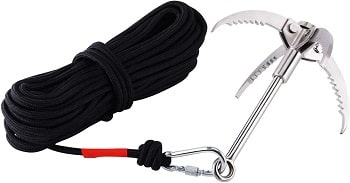 Ant Mag Grappling Hook Stainless Steel Claw Carabiner for Fishing